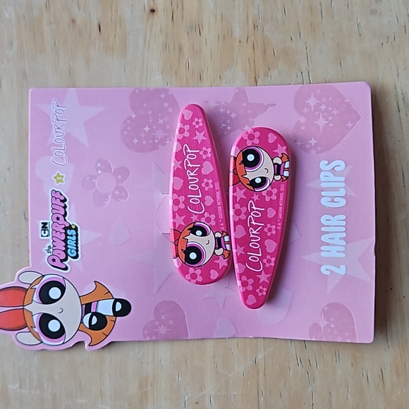 Colourpop Other - POWERPUFF GIRLS BLOSSOM 2 HAIR CLIPS